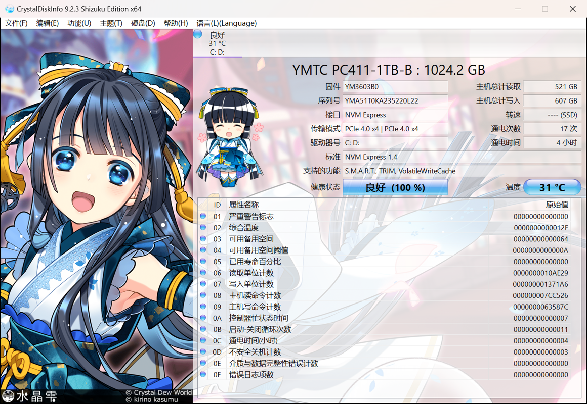 SSD信息